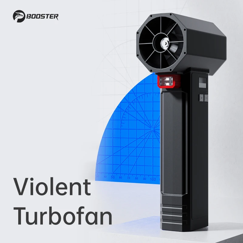 Booster TF64 High-Speed Turbine Blower with 4000mAh Large Ca