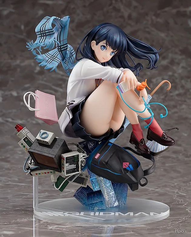 100% Original: SSSS.GRIDMAN Takarada Rikka 17.5cm PVC Action Figure Anime Figure Model Toys Figure Collection Doll Gift