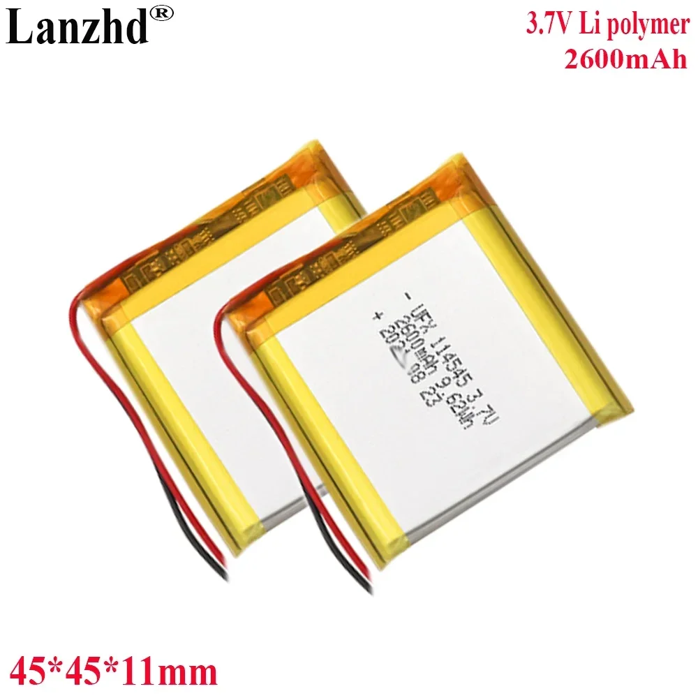 3.7V Li Lithium Polymer Battery 2600mah For Bluetooth speaker Air purifier GPS stick light toy digital Battery beauty instrument