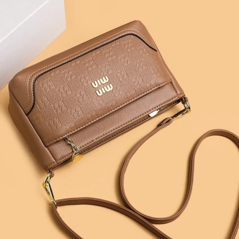 

High-End Luxury Brand Ladies Handbag Leather Trendy Famous Designer Elegant Daily Commuter Vintage Fashionable Bag​