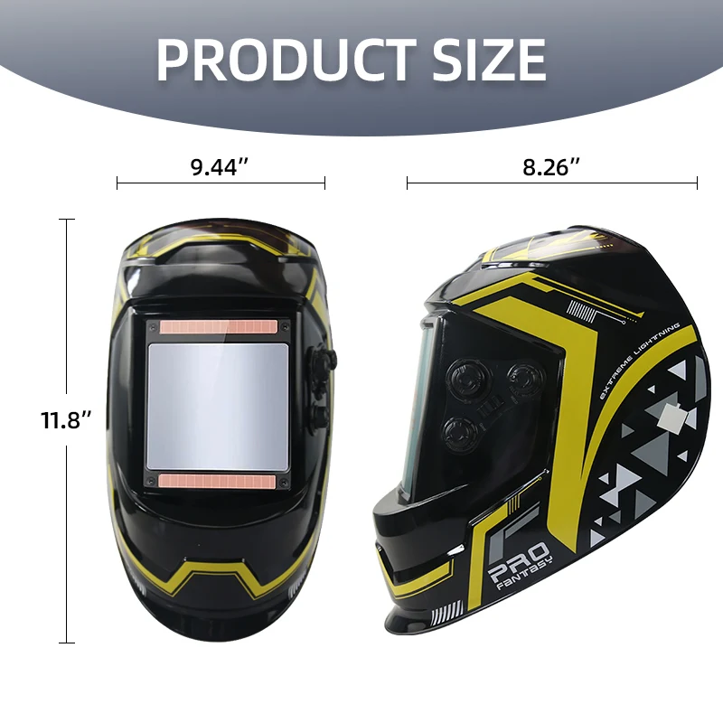 Big View Eara 4 Arc Sensor DIN5-DIN13 Solar Auto Darkening TIG MIG Grinding True Color Welding Mask/Welder Cap/Welding Helmet