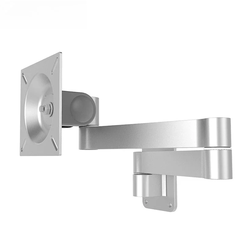 

Monitor wall bracket hole Wall-mounted wall universal rotating telescopic hanger Aluminum alloy shelf