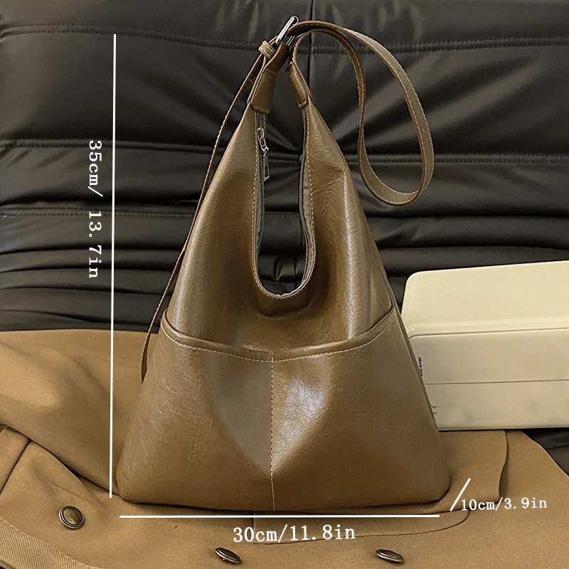 INS Simple Commuter Underarm Tote Duża pojemność Premium Feeling Torba na ramię Crossbody