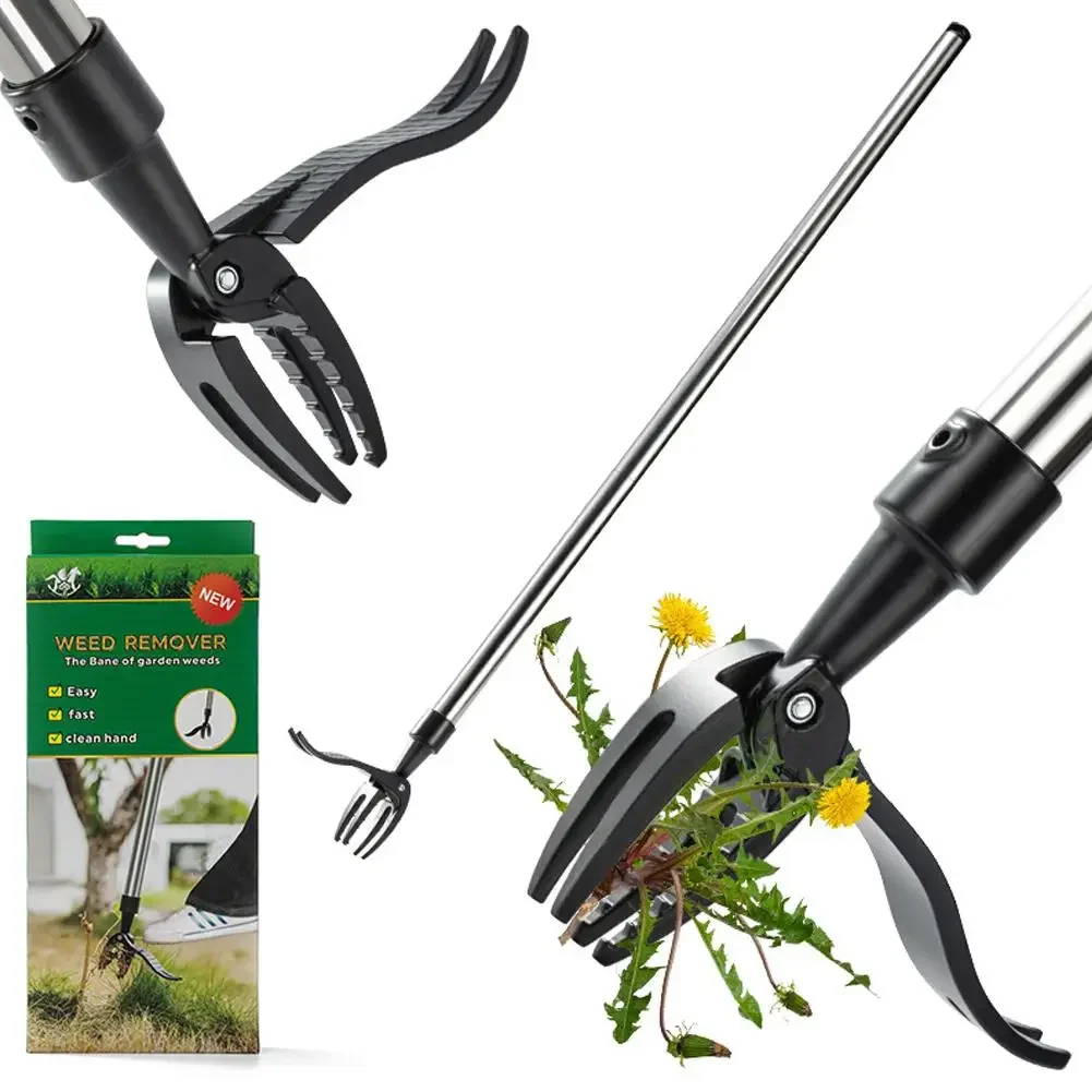

2pcWeeding Head Replacement Manual Weed Remover Plastic Claw Weeder Root Remover Hand Tool For Outdoor Stand Up Weed Puller Tool