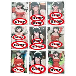 9 pz/set carte Anime fatte in casa Spy Play House ACG Nude Sexy Cards Classic Game Toys carte da collezione regalo