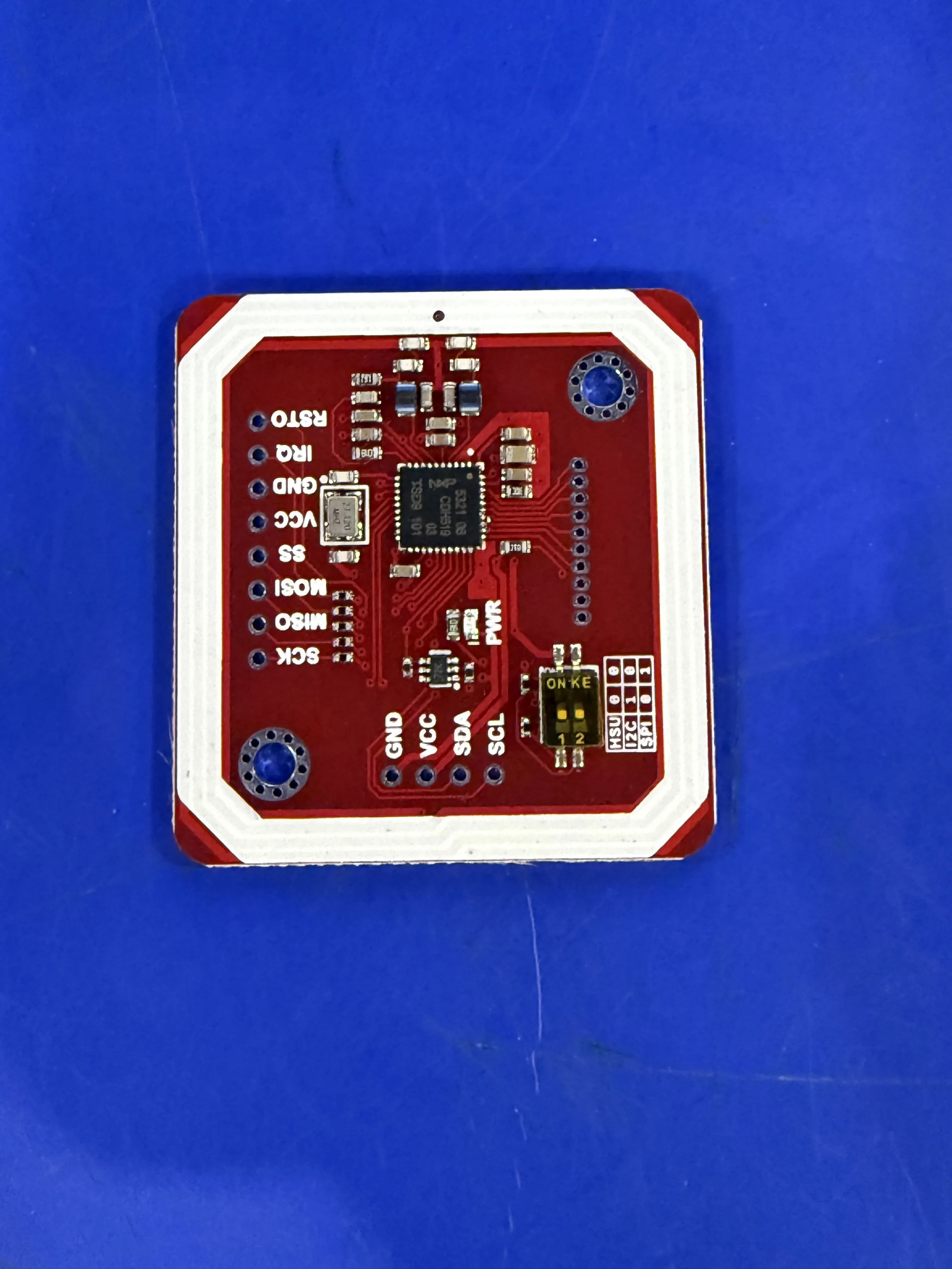 Electronic DIY Projects PN532 NFC RFID Read Write Module V3 with Built-In Antenna Support for I2C SPI HSU