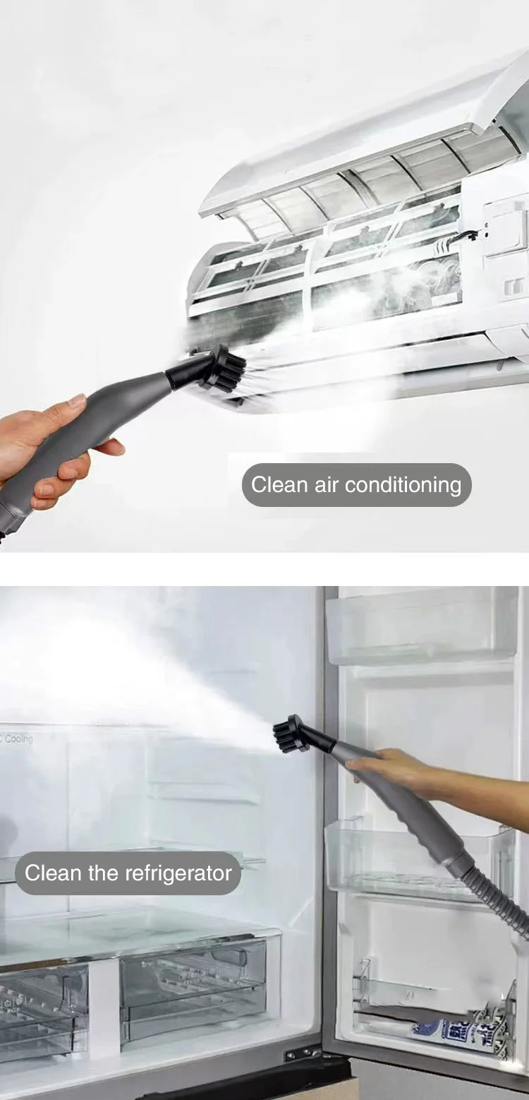 20251.2L Macchina per la pulizia a vapore ad alta temperatura e alta pressione a calore rapido Pulitore a vapore per la pulizia 1500w