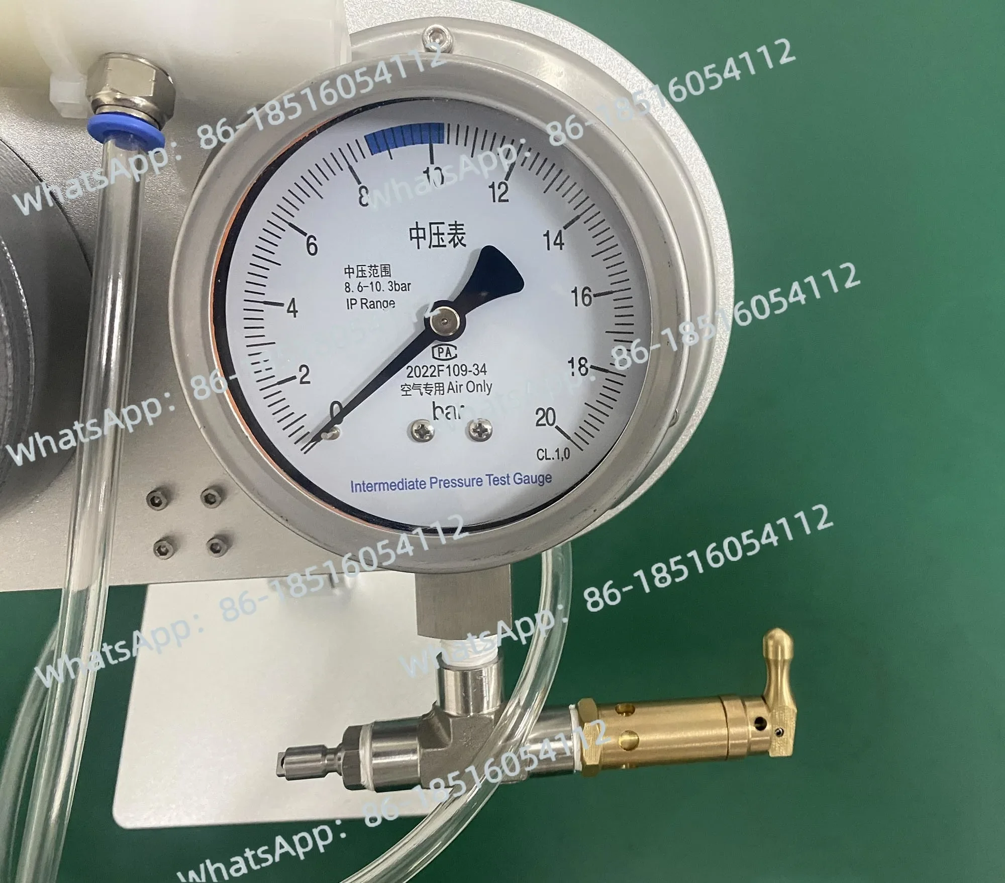 Scuba diving regulator tool, maintenance medium voltage impedance test platform instrument view 3