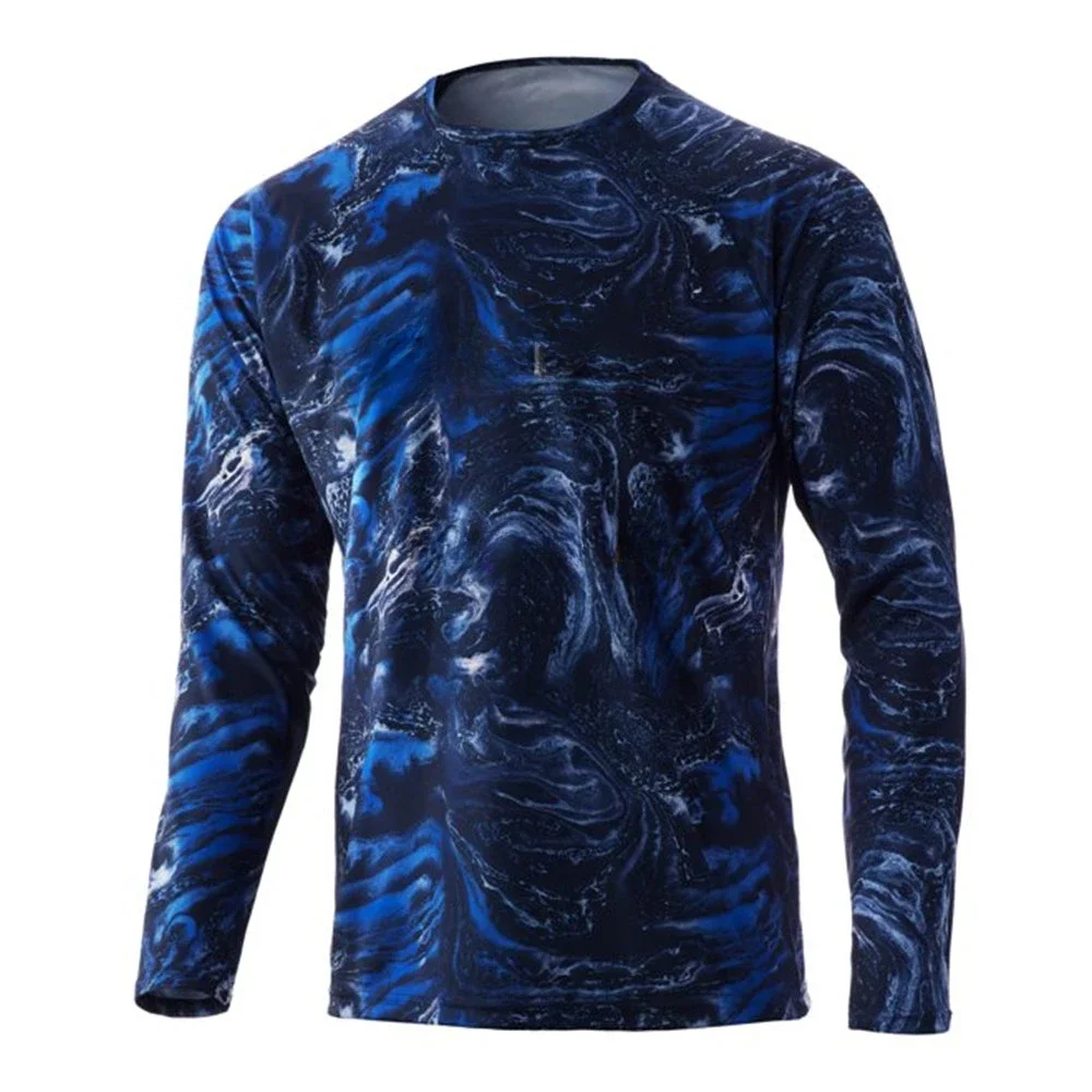 Fishing Shirt Performance Fishing Top Summer Outdoor Sports Long Sleeve Uv Protection Fishing Clothing Quick-Dry Jersey