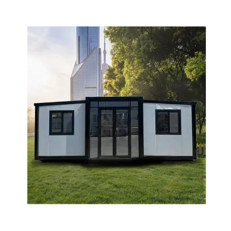 Cheap Price Modular House Folding Flatpack Prefab Mobile Design House Expandable Container House America Tiny Home Hot Sale