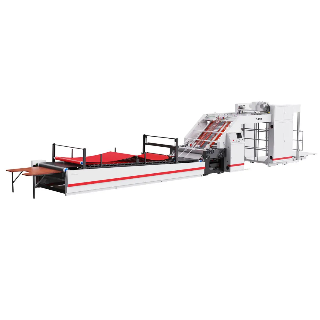 Unmatched Efficiency High Speed LKS-1450L Automatic Flute Paper Laminating Machine For Carton Corrugated Cardboard