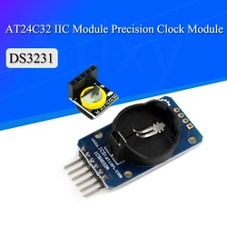 DS3231 AT24C32 IIC Module Precision Clock Module DS3231SN Memory module DS3231 mini module Real Time 3.3V/5V For Raspberry Pi