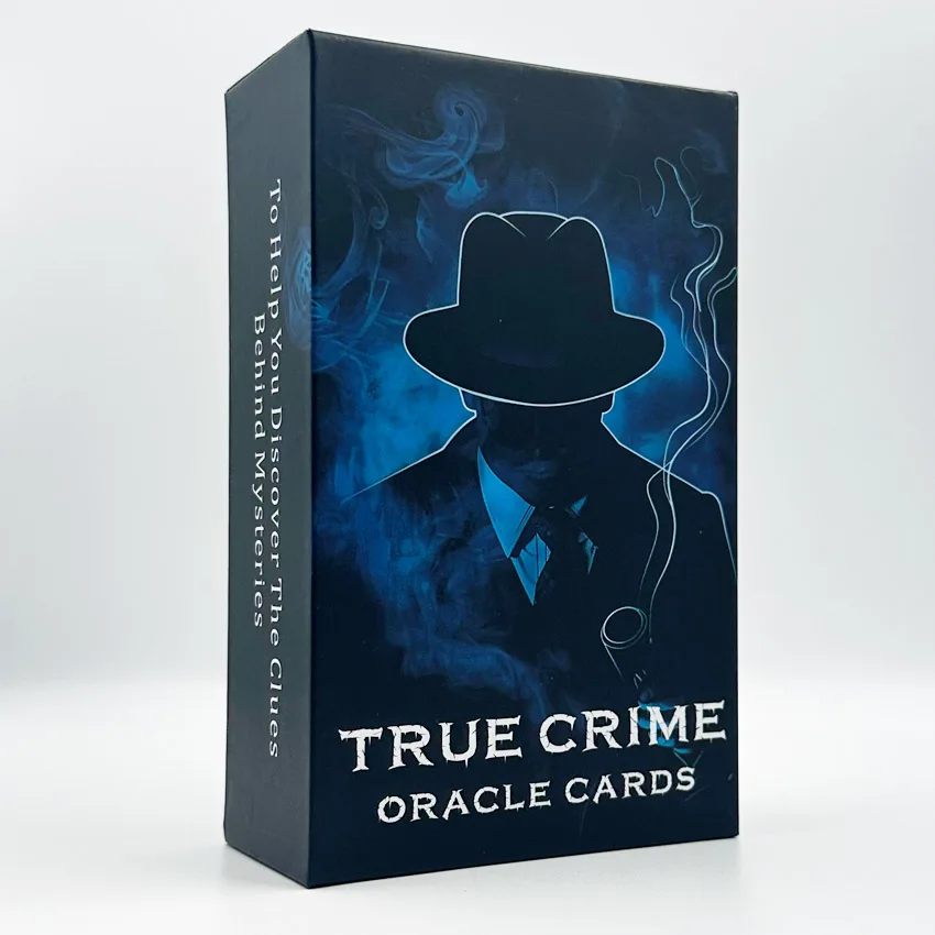 12x7 cm True Crime Oracle Deck, Tarot Cards for Beginners, No Manual