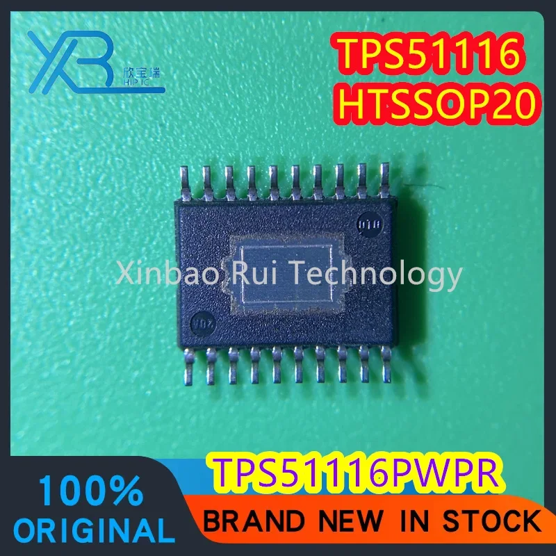 (1/5pieces) TPS51116PWPR TPS51116 HTSSOP20 step-down switch controller chip IC 100% brand new and original Electronics