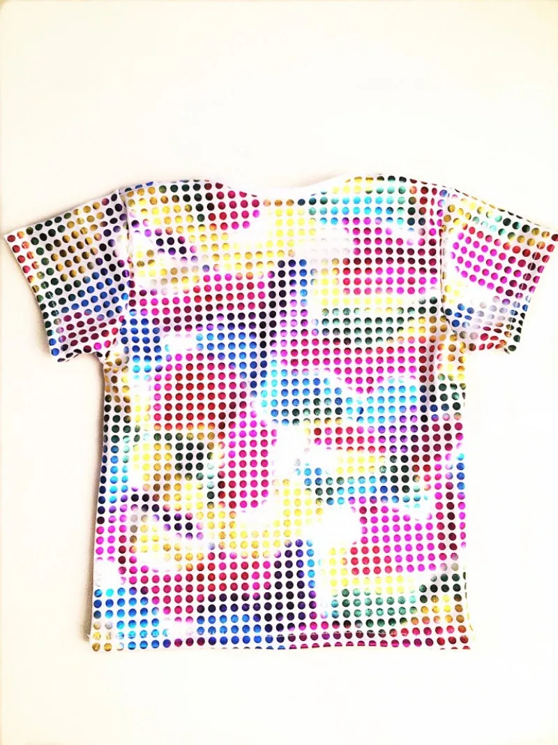 

Модная свободная футболка с коротким рукавом для детей, трендовая студенческая одежда, наряд для выступлений в группе, топ для детских фестивалей и сцены