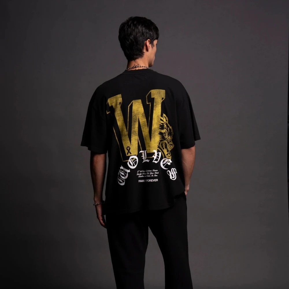 

CSPORT American Sle Loose Casual Printed T-irt Men's k Personali Street Faion Brand ex Breathable Wear Resi...