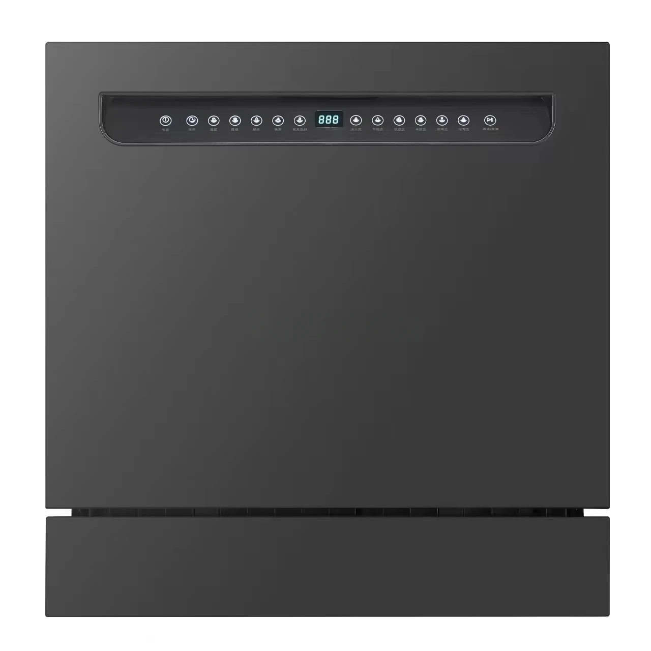 220V Smart Auto Dishwasher Kitchens Build-in Smart 12sets dish washing machine Black Glass High End Washer And Dryer For Home