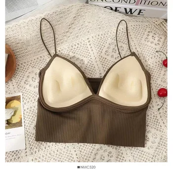 Top corto sexy da donna Reggiseno a tubo Top streetwear femm...