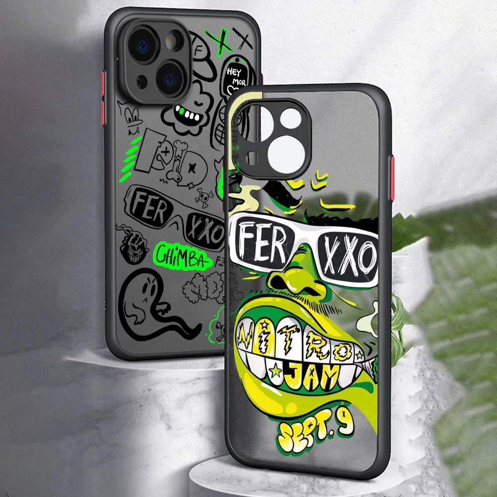 Feid Nitro Jam Ferxxo Phone Case For iPhone 16 15 14 13 12 11 Mini Pro Max X XR XSMax 7 8 Plus Matte Transparent Back Cover