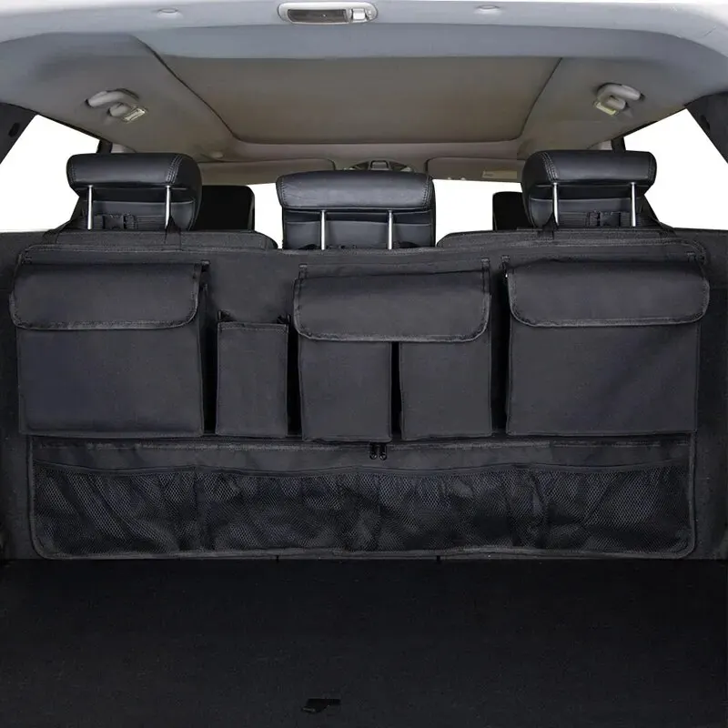 Achterbank Auto Trunk Hangende Opbergtas Organizer Met 9 Zakken Oxford Waterdichte Multi-Pocket Auto Trunk Opbergtas Organizer