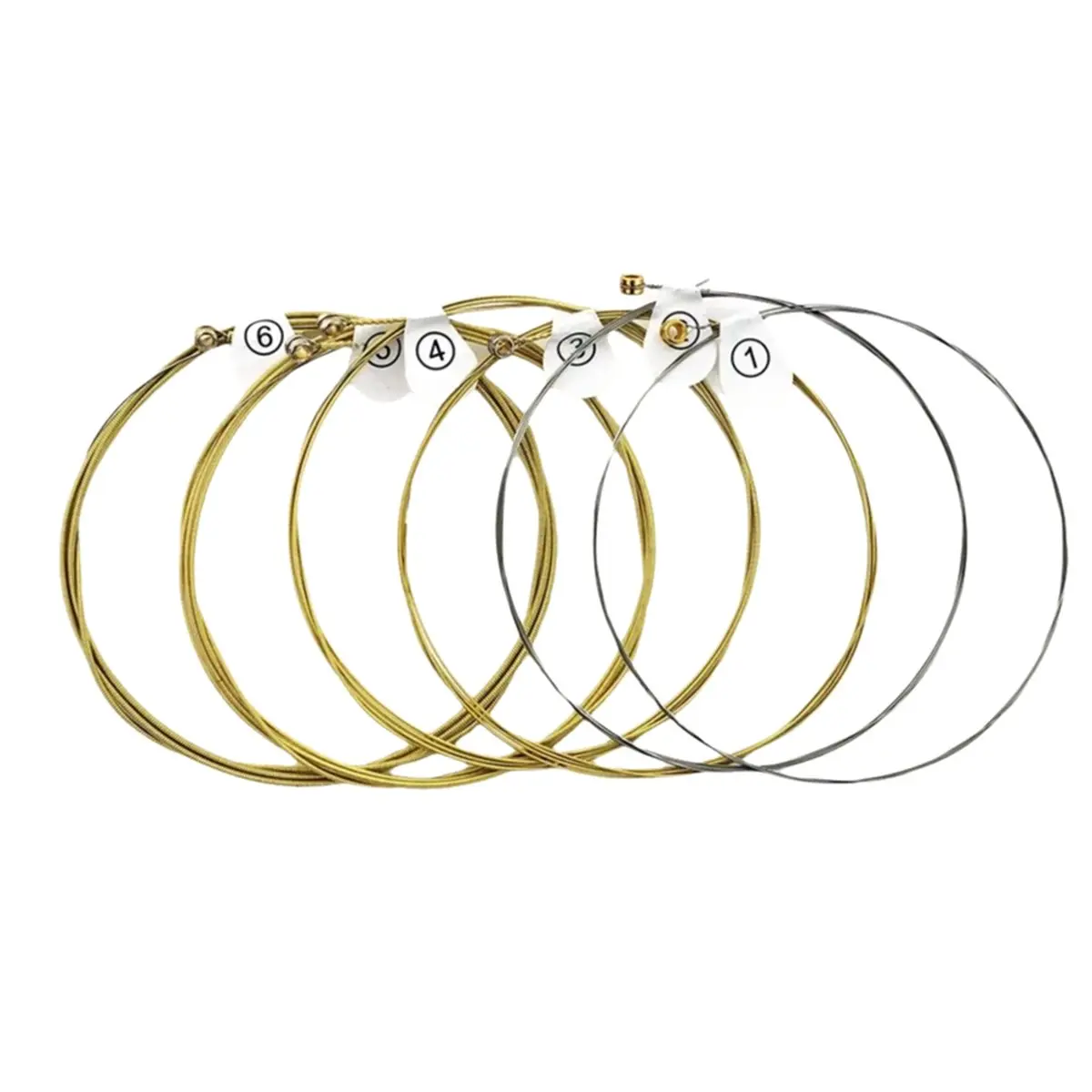-011 Acoustic Guitar Strings Brass Carbon Steel Hexagonal Alloy Guitar Strings for Acoustic Guitar Parts Accessories
