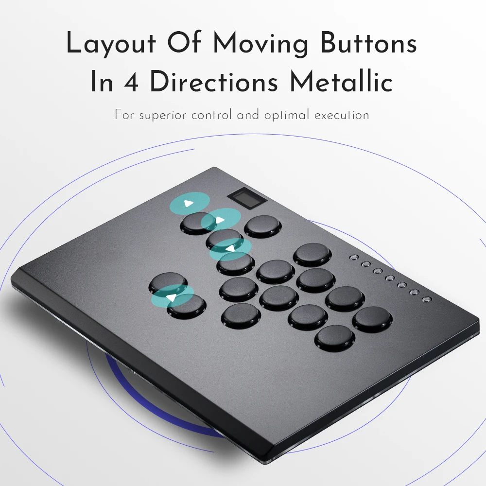 Haute42- COSMOX Leverless Controller Fighting Hitbox Gaming Joystick For PC/ PS3/ PS4/ PS5 / XBOX Steam Stick Controller Arcade