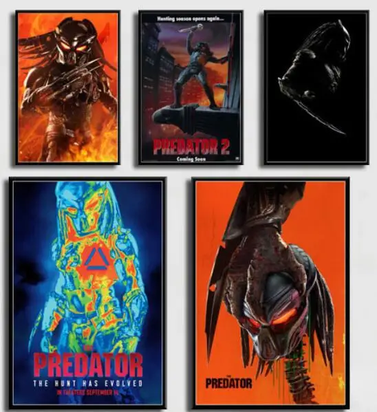 

The Predator Horror Movie Print Art Canvas Poster For Living Room Decor Home Wall Picture