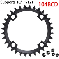 104 BCD narrow wide chainring Round for M780 M610 670 for Sram X0 X7 X5 X9 30T/32T/34T/36T/38T Bike Chainwheel 12 Speed