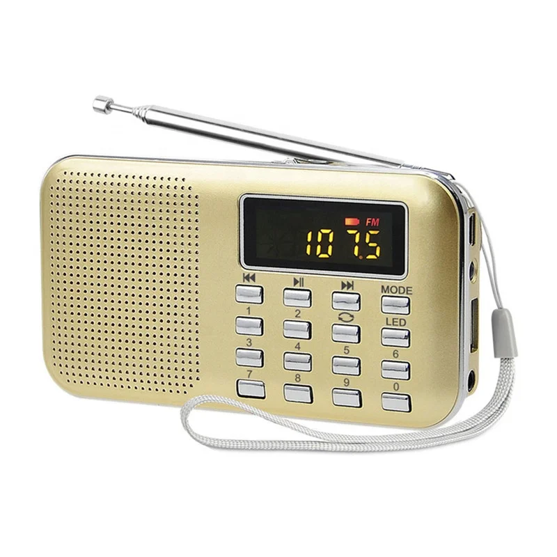 Am Fm Radio with Speaker MP3 Player FM Radio Usb Speaker Multifunctional Radio & Gurbani Player Compact Powerful and Reliable UK