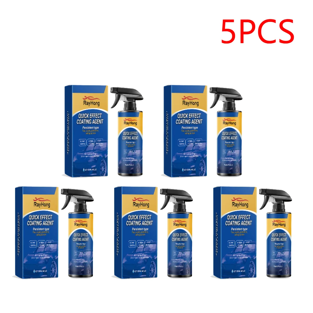 1-5 Stuks 120 Ml Auto Coating Hydrofobe Bescherming Sneldrogende Auto Polijsten Onderhoud Spray Waterafstotende spray Auto Accessoires