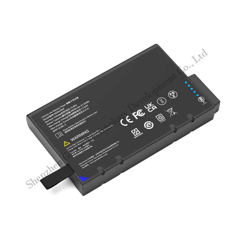 GS2020IM 3d Laser Scanners Replacement Lithium Battery Pack 10.8v 9.3Ah RRC2020 for Ventilators