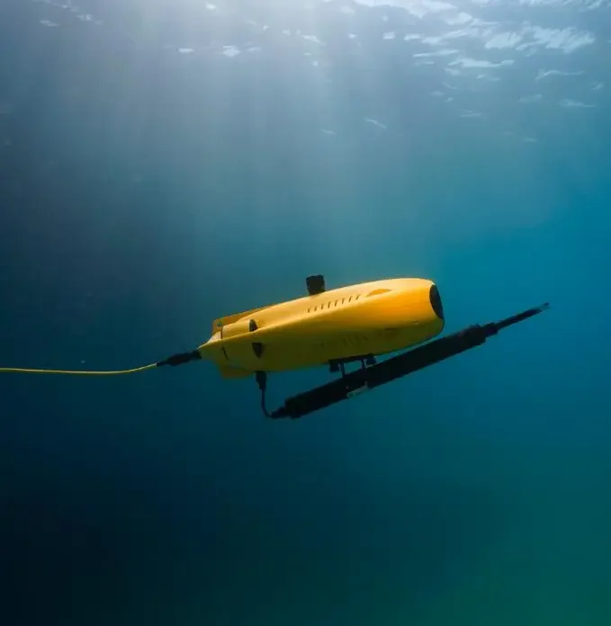 Gladius Mini S Underwater Drone Robot com uma câmera 4K UHD, mergulhar a 100m de profundidade, explorando o mundo subaquático subaquático