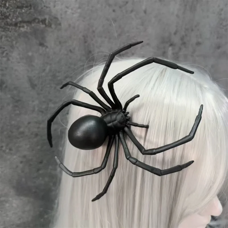 Gótico aranha chapéu superior bruxa cosplay hairpin traje headwear clipe jirai kei laço cocar bonito menina acessório festa adereços