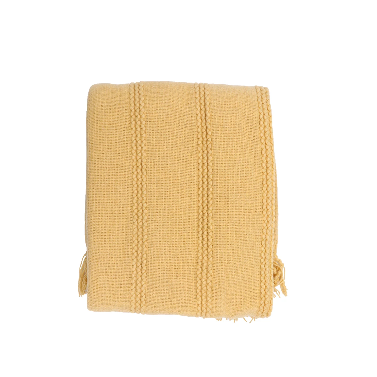 

Fine Striped Pure -Friendly Knitted Blanket Air-Conditioned Room Warm Keep Cover For Home Winter Summer Lightweight