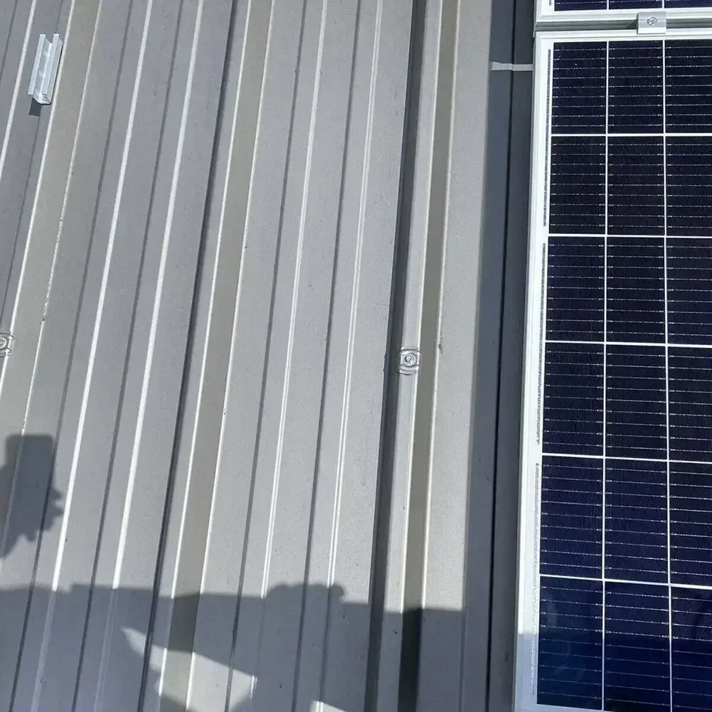 Korrosionsbeständig Für 40-45mm Gerahmte Solarpanels Solar-Endklemme Sonnenkollektor 40 X 40/45 Mm Silber Verstellbar Z-Stil