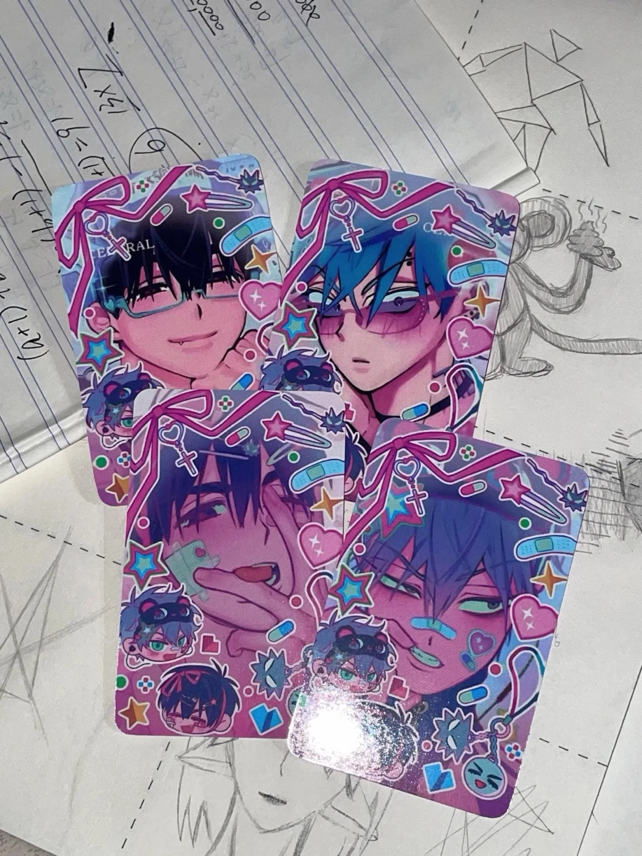 Anime Alien Stage Ivit Ivan Till Soft Luka Student Collection Card Postcard Idol Star Cards Figure Fans Photo Birthday Gift