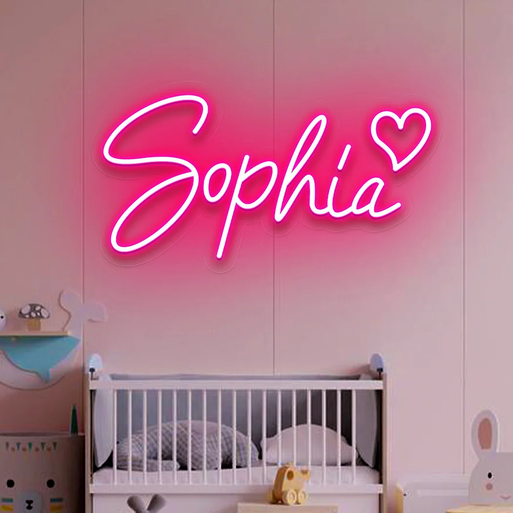 

Custom Neon Sign Led Name Light for Kids Name Custom Signs Teenage Gift Led Neon Sign for Wall Decor Bedroom Decor Personalized