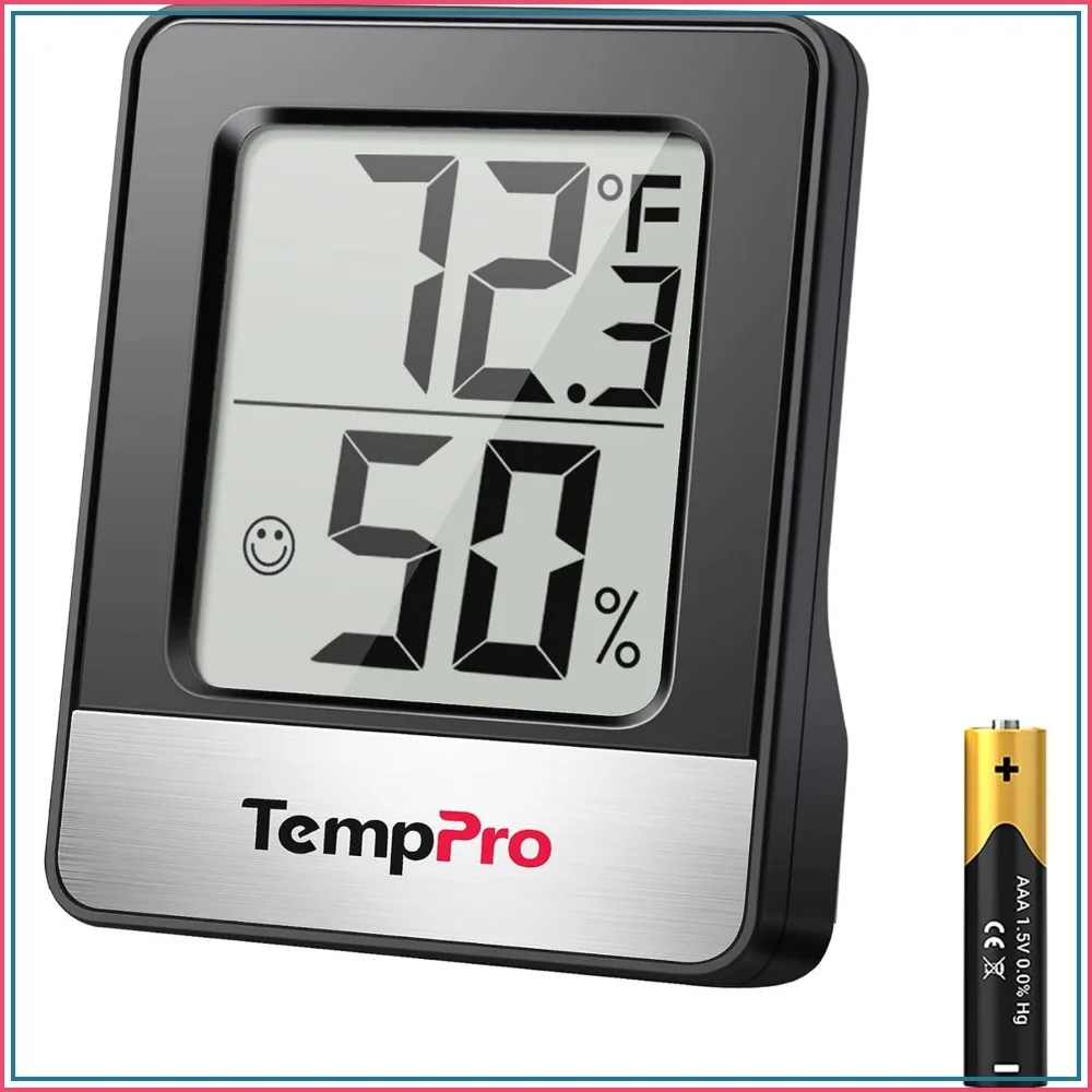 Digital Hygrometer Indoor Thermometer Humidity Meter Room Thermometer with Temperature and Humidity Monitor Mini Hygrometer