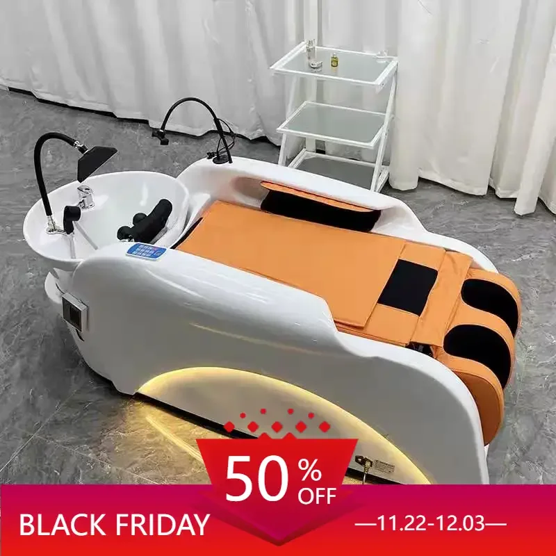 Water Therapy Salon Head Spa Shampoo Massage Chair Stylist Beauty Therapy Thai Wash Hairdressing Basin Cadeira Professional Spa