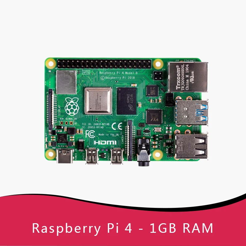 【Raspberry Pi 4 Model B（4GB RAM）キット】 Kit Raspberry Pi 4 4GB RAM (Fonte+Case+Cooler+HDMI) 16GB