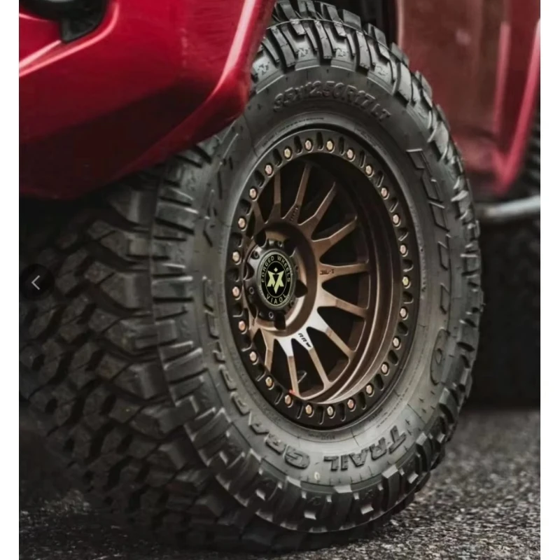 

Forged aluminum alloy off-road car rims bronze black plated pickup truck and SUV SUV wheels