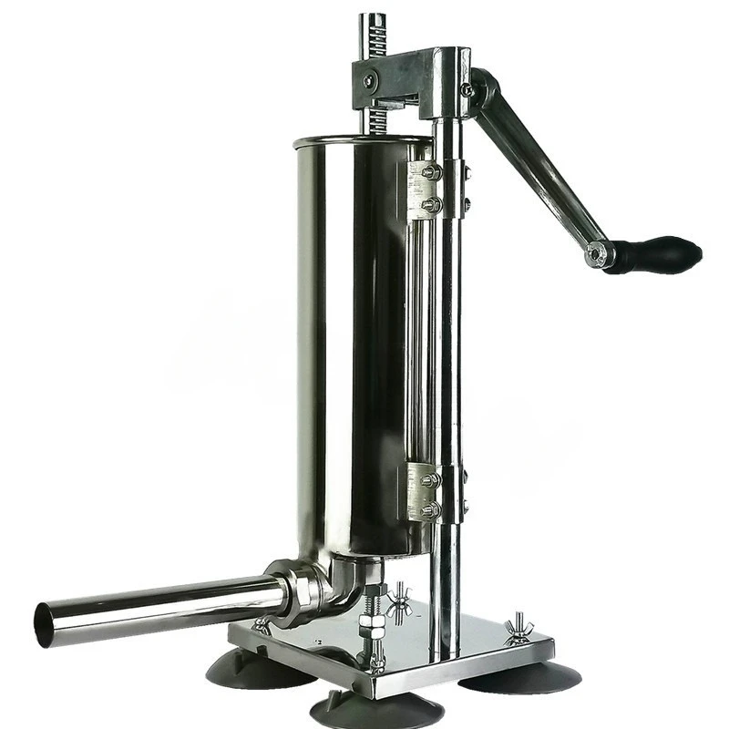 Sausage Stuffer Housemade Vertical Manual Stainless Steel Machine 4L Sausage Maker Filling Sausage Syringe Filler Meat Maker