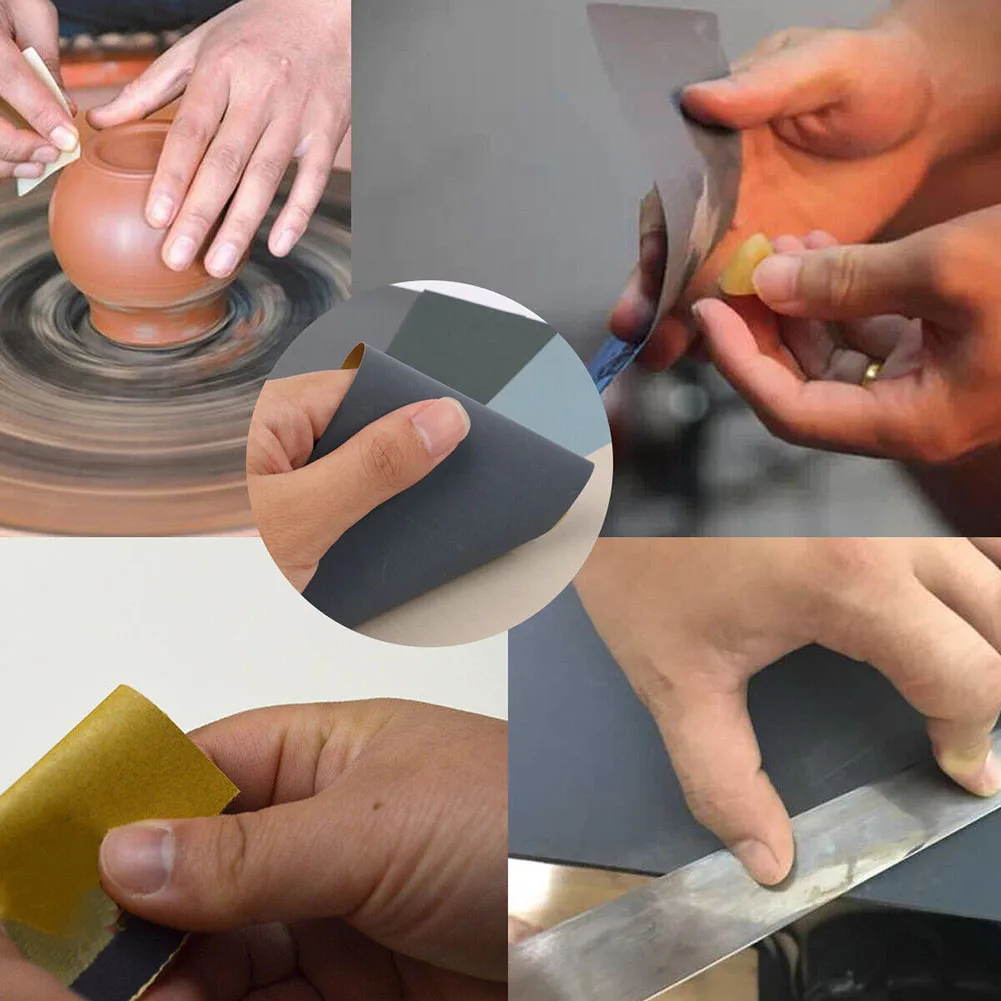 Car Maintenance Essentials, 5Pcs Mixed Grits 2000 2500 3000 5000 7000 Sandpaper Set, Achieve Professional Results