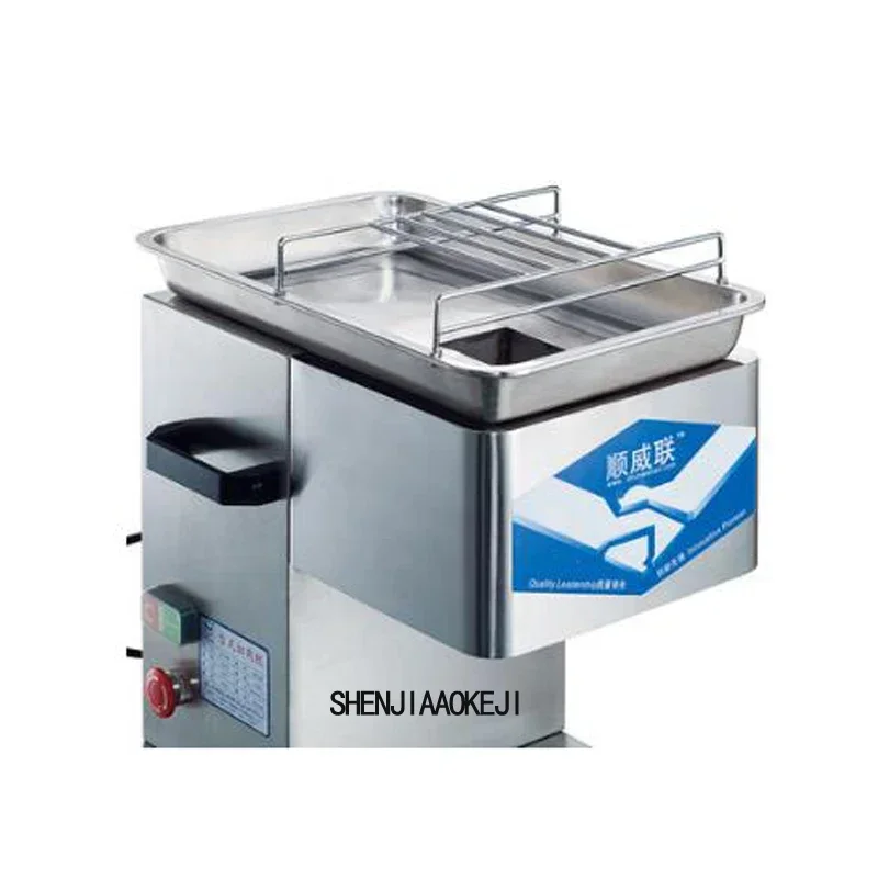 المنزلية 220 فولت TR-260 الفولاذ المقاوم للصدأ قطاعة اللحوم 260 كجم/ساعة سطح المكتب القطاعة الطازجة اللحوم تجهيز الأغذية آلة قطع اللحوم