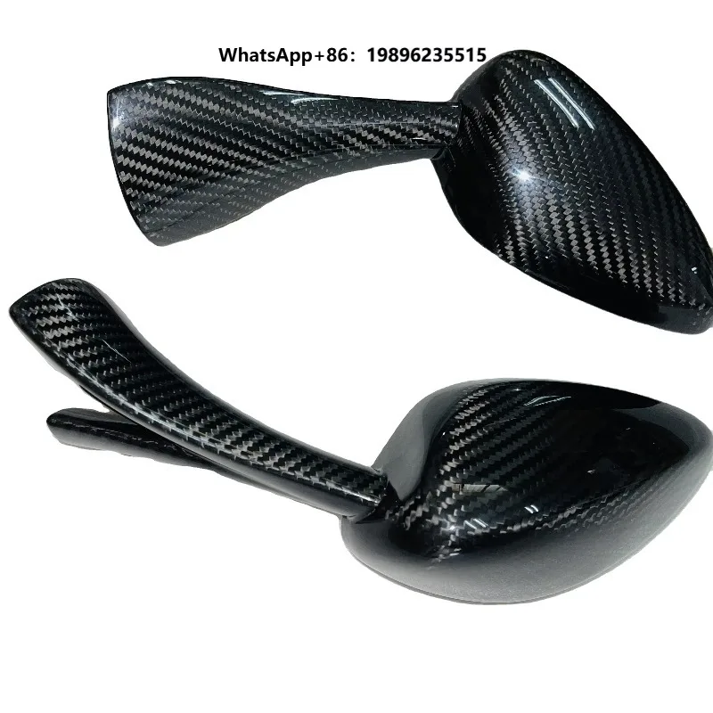 Custom Race-Spec Dry Carbon Fiber Mirror Housing for Aerodynamic Upgrade OEM Replacement