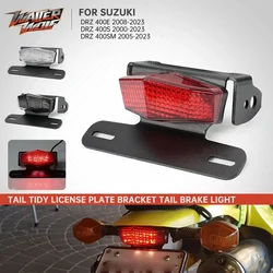 DRZ400 Tail Tidy License Plate Holder For SUZUKI DRZ 400 SM E S 2000-2024 Fender Eliminator Bracket Taillight DRZ400S DRZ400SM