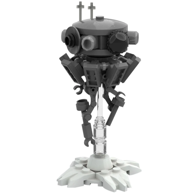Space Probe Robot MOC Building Blocks Interstellar Scout Detection Drone Model High-Detail Space War Reconnaissance Robot Bricks