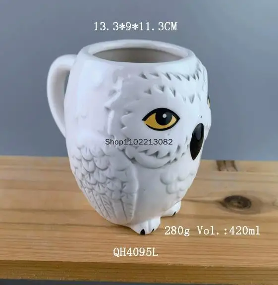 Ceramic Relief Owl Mug, Coffee Cup, Milk Mug, Tea Cup, Office Ceramic Mug, Couples Cup, Creative Fashion, New, 2024