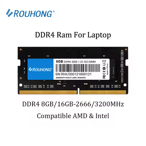 Memoria Ram Notebook DDR4 1.2V DDR3L 1.35V 16GB 8GB 4GB 32GB 3200 2666 2400 1600 1333 Sodimm Laptop Memory