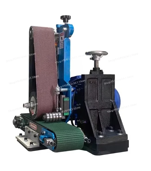 Multi-Station Desktop Sanding Machine for Metal Workpiece Deburring, Rust Removal & Surface Finishing